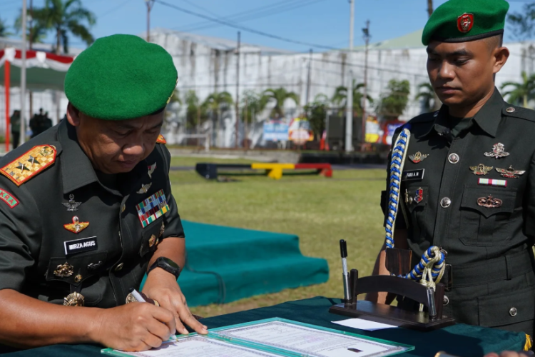 Resmi Dilantik! Letkol Czi Siswo Utomo Resmi Dilantik Danyonzipur 19/YKN Melalui Sertijab