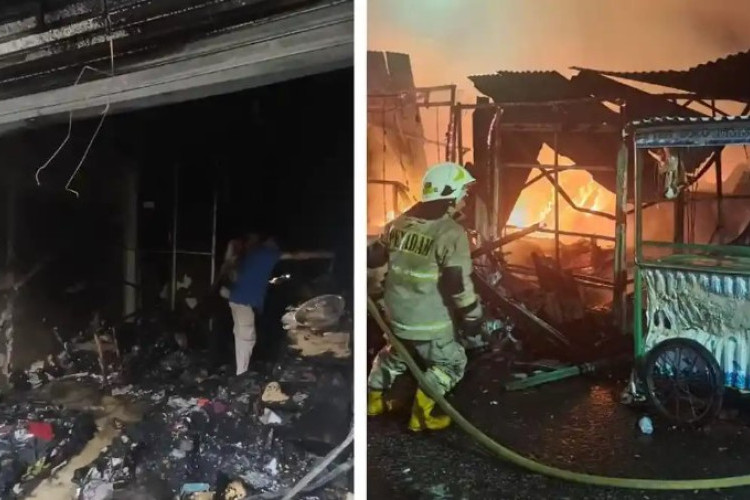 Kebocoran Gas Penyebab Kebakaran Laundry di Jakarta Utara, Butuh 10 Mobil Damkar Untuk Padamkan Api