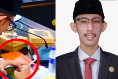 Merokok dan Main Game Saat Rapat, Syahri Assidiqi dari Partai Gerindra Dapat Teguran!